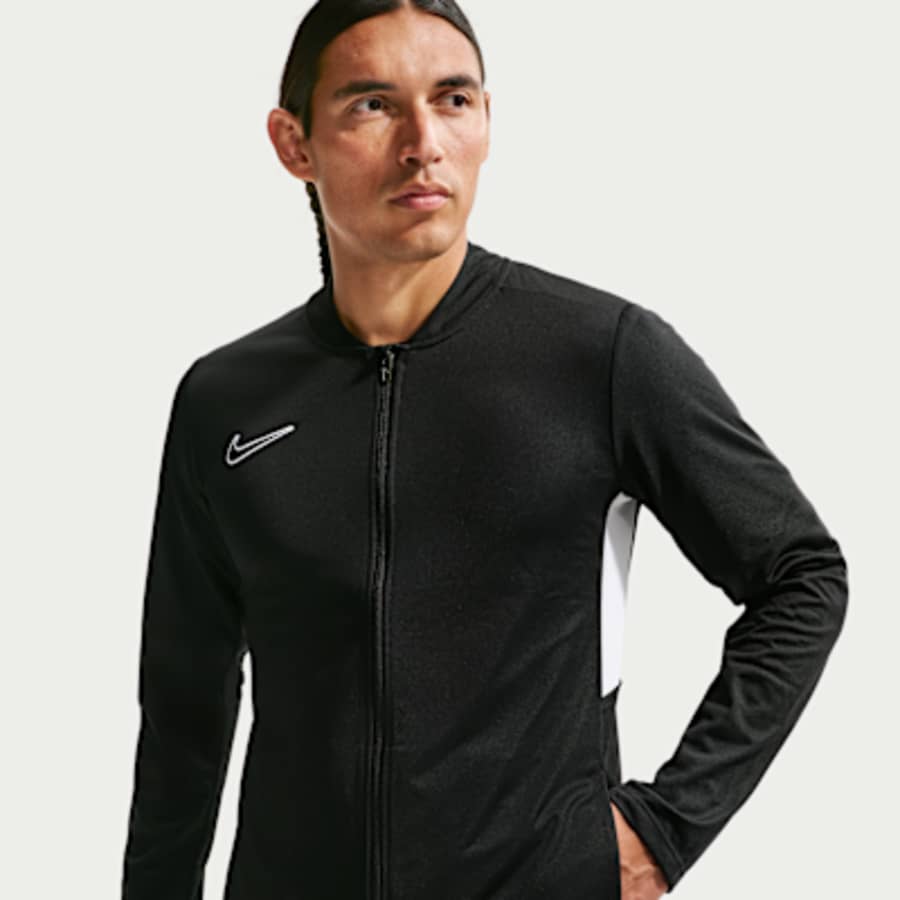 Nike Academy Erkek Dri-FIT Soccer Tracksuit - Siyah Kombin