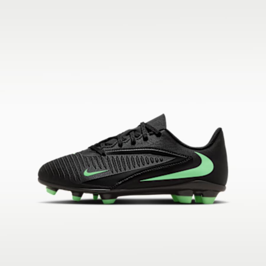 Nike Jr. Phantom 6 Low Club Çocuk Multi-Ground Soccer Cleats - Siyah Kombin