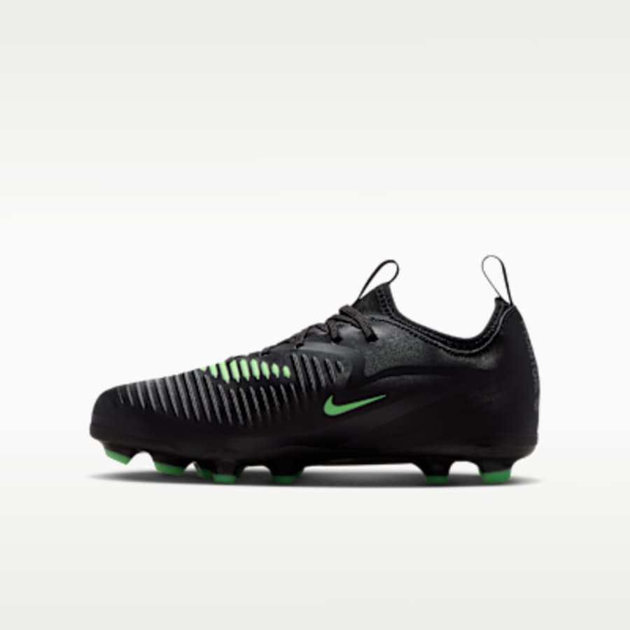 Nike Jr. Phantom 6 Low Academy Çocuk Multi-Ground Soccer Cleats - Siyah Kombin