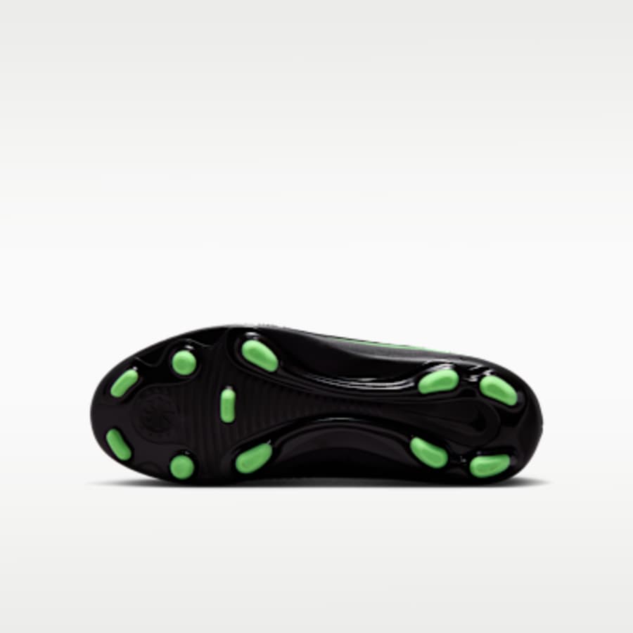 Nike Jr. Phantom 6 High Club Çocuk Multi-Ground Soccer Cleats - Siyah Kombin