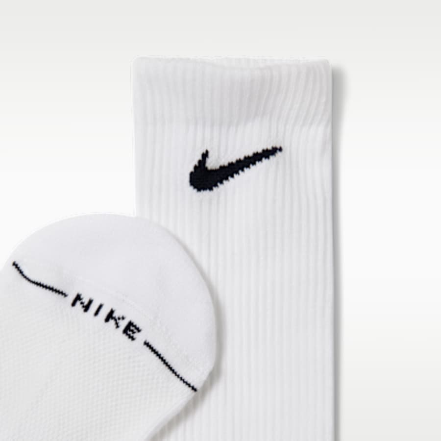 Nike Everyday Elevated Crew Çorap (3 Pairs) - Beyaz