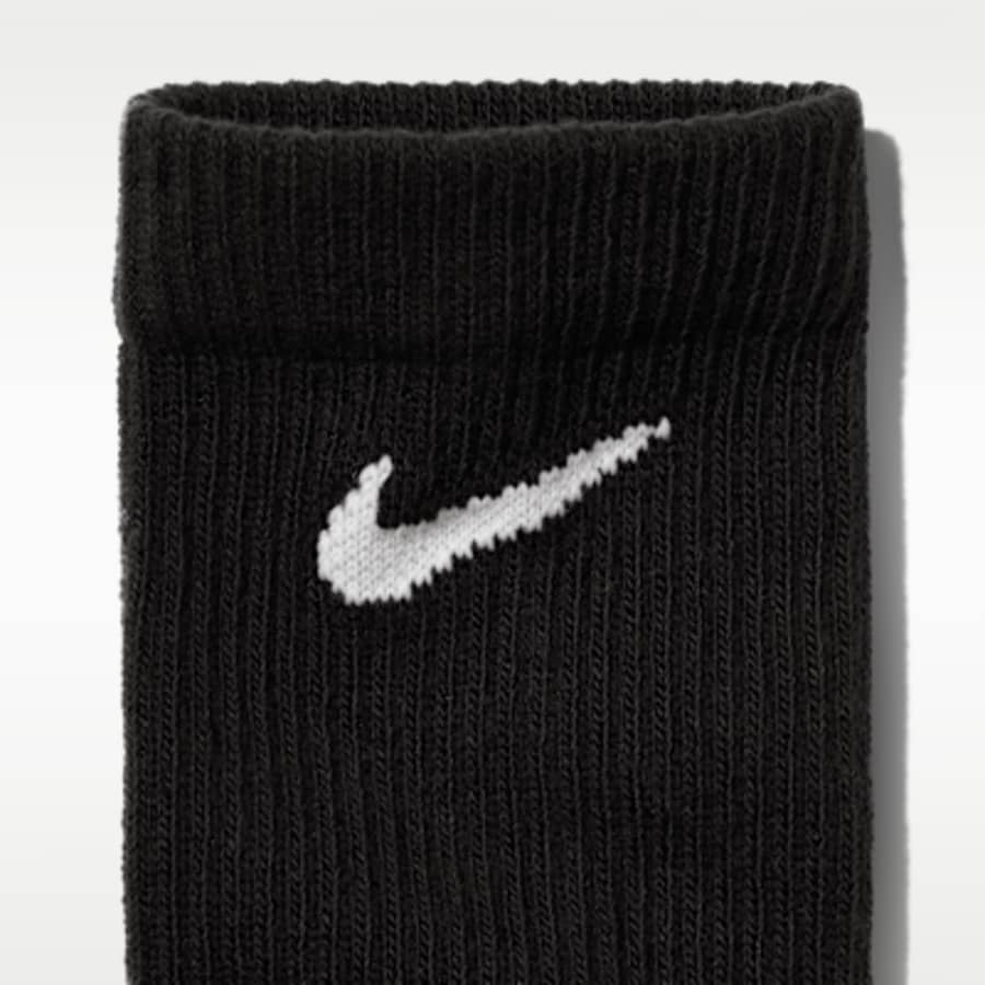Nike Everyday Elevated Crew Çorap (3 Pairs) - Siyah