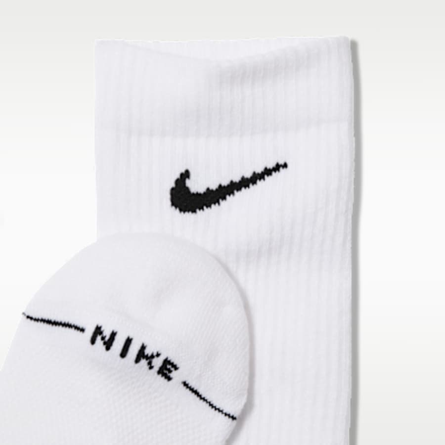 Nike Everyday Elevated Crew Çorap (6 Pairs) - Beyaz