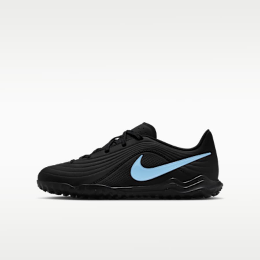 Nike Jr. Tiempo Maestro Club Big Kids Turf Low-Top Soccer Ayakkabı - Siyah