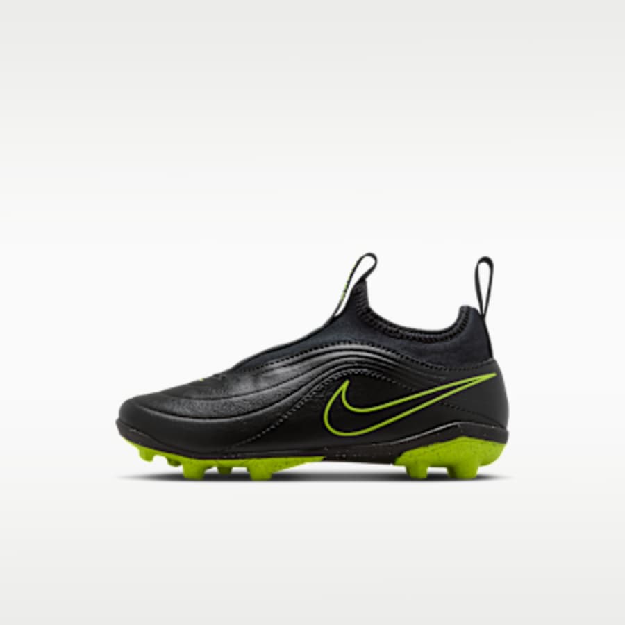 Nike Jr. Tiempo Maestro Club Flex Çocuk Multi-Ground Low-Top Soccer Cleats - Siyah