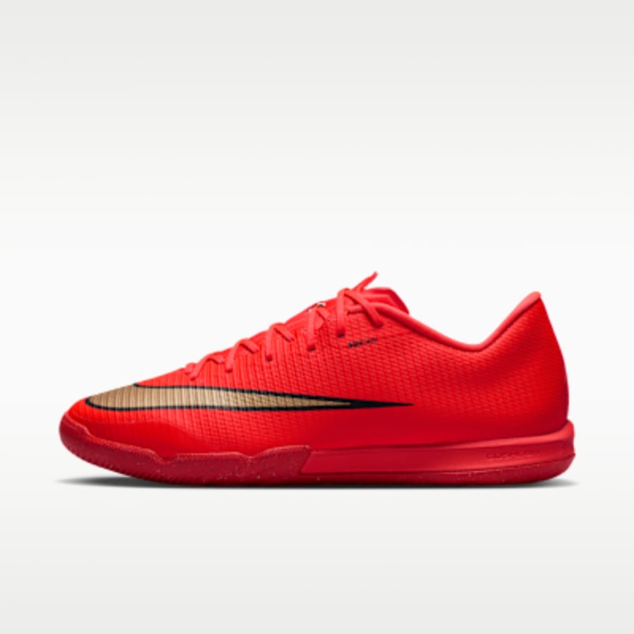 Nike Mercurial Vapor 17 Academy Indoor/Court Low-Top Soccer Ayakkabı - Kırmızı