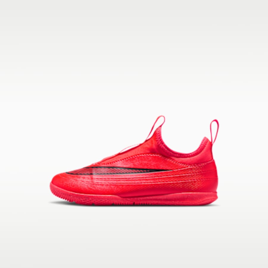 Nike Jr. Mercurial Vapor 17 Club Çocuk Indoor/Court Low-Top Soccer Ayakkabı - Kırmızı