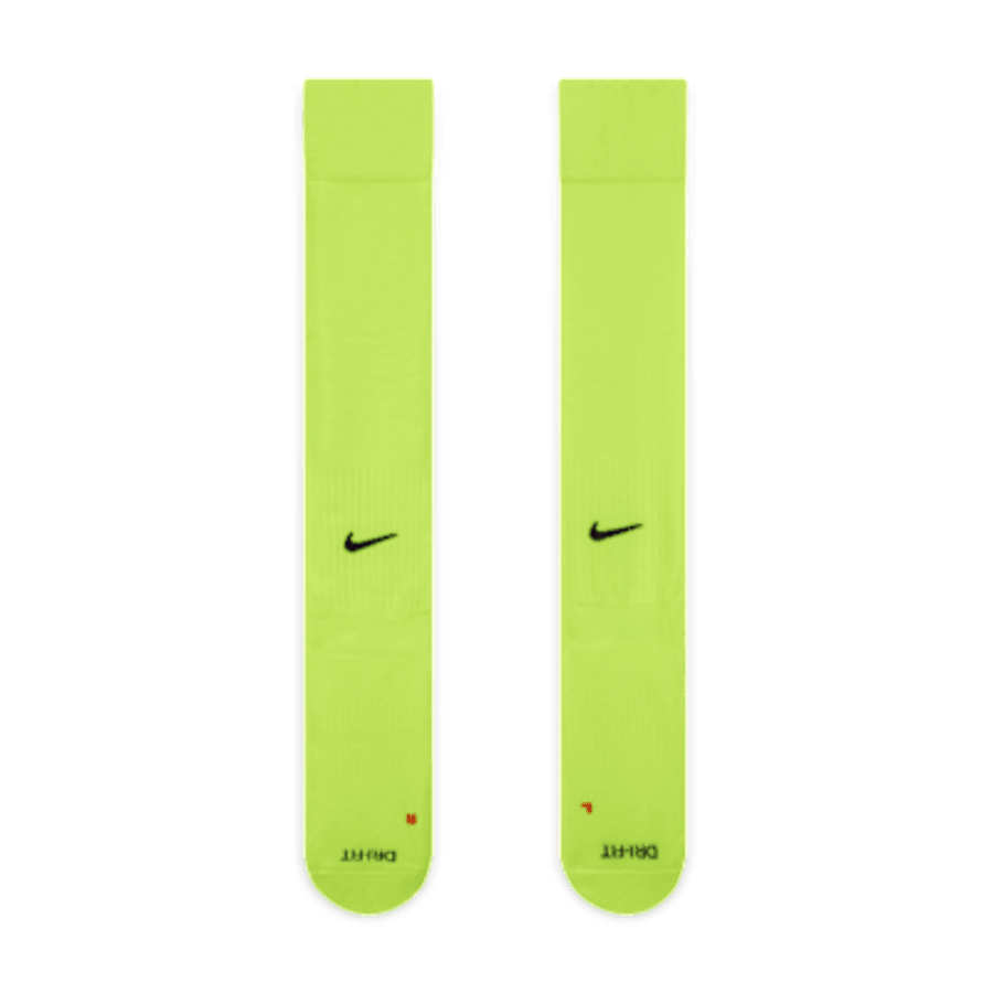 Nike Classic 2 Cushioned Over-the-Calf Çorap - Neon Sarı Kombin