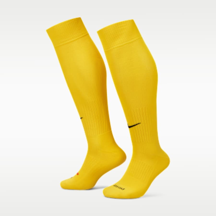 Nike Classic 2 Cushioned Over-the-Calf Çorap - Sarı Kombin