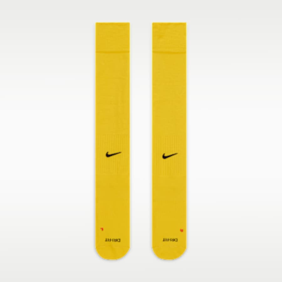 Nike Classic 2 Cushioned Over-the-Calf Çorap - Sarı Kombin