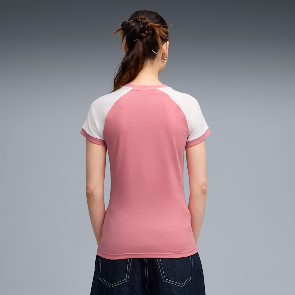 Puma SPORT RingerTee - Pembe