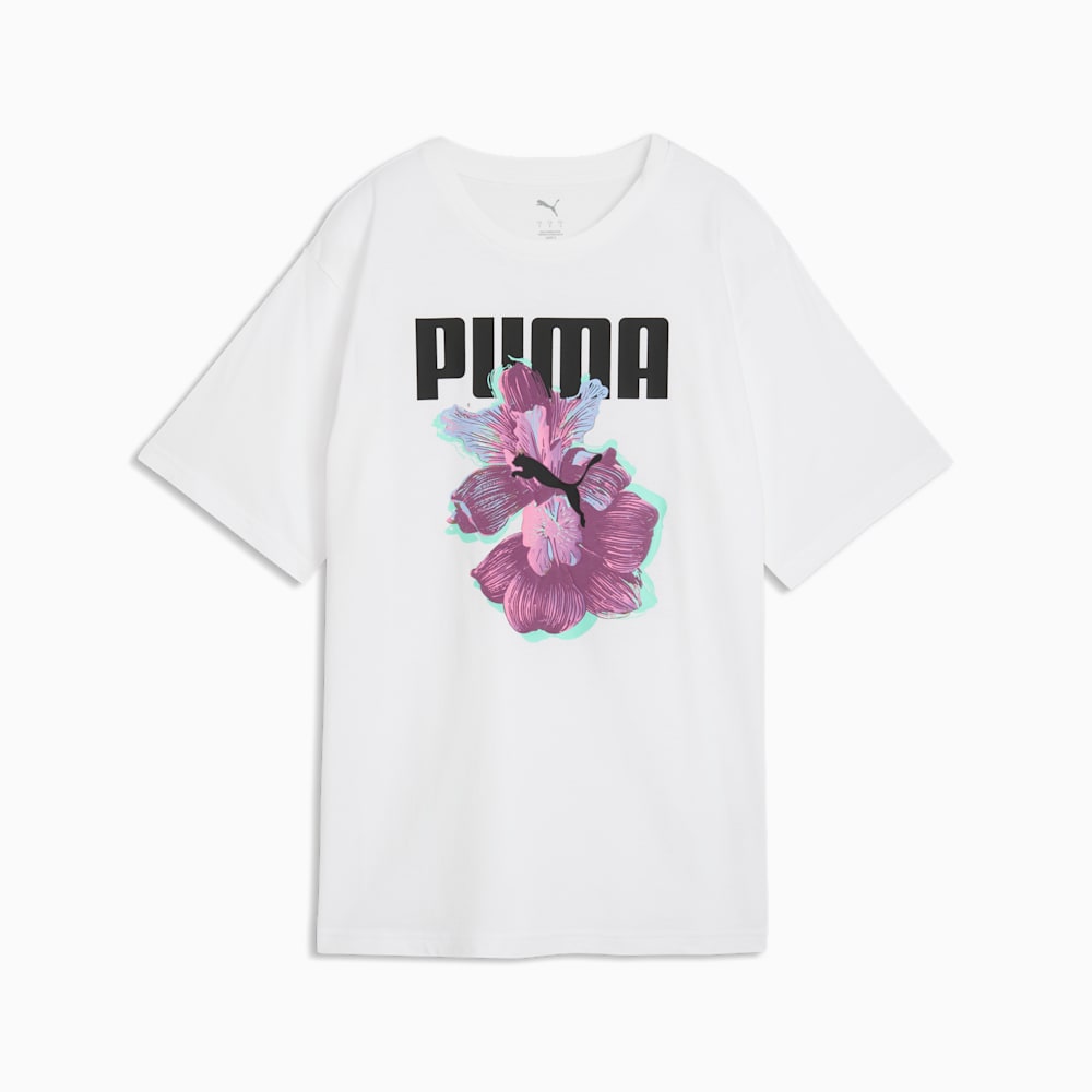 Puma GRAPHICS Relaxed Tee Better - Beyaz