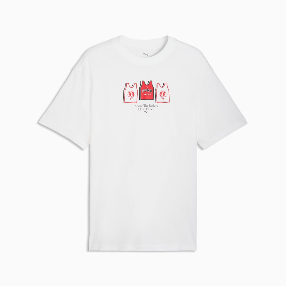 Puma Junior Varsity Tee V - Beyaz