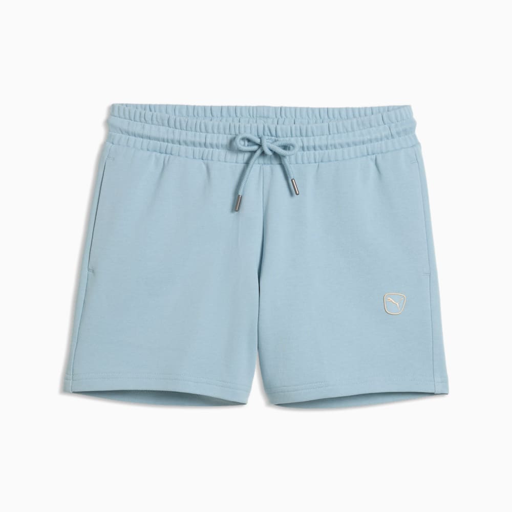 Puma ESS ELEVATED Mid-Rise Shorts - Su Yeşili
