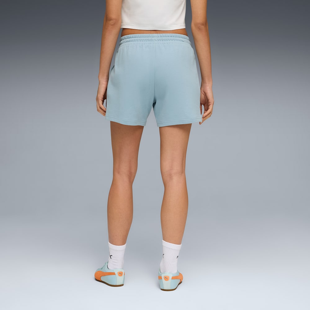 Puma ESS ELEVATED Mid-Rise Shorts - Su Yeşili