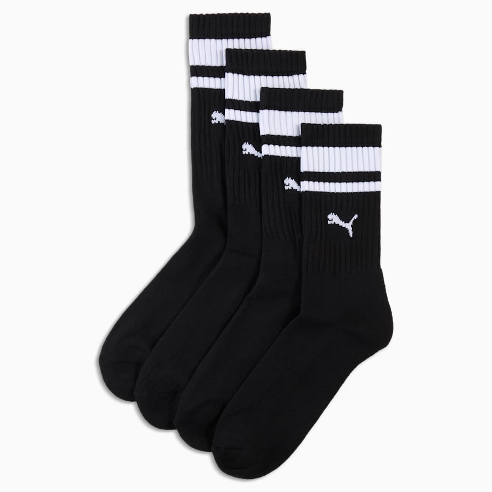 Puma CREW HERITAGE STRIPE 2P - Siyah