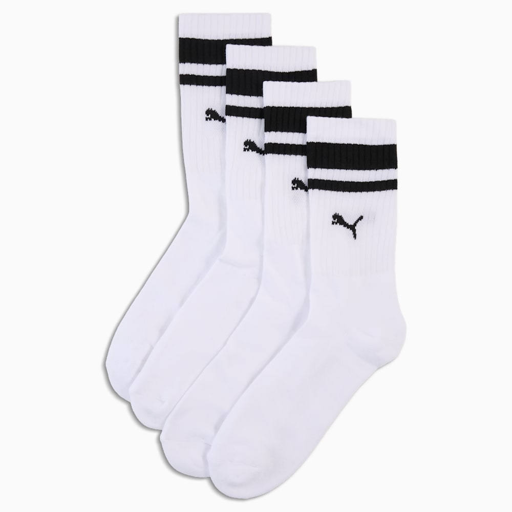 Puma CREW HERITAGE STRIPE 2P - Beyaz